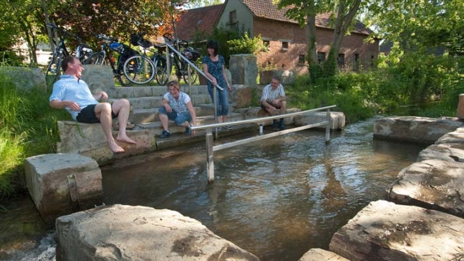 Kneippanlage an der Heder © Reinhard Rohlf